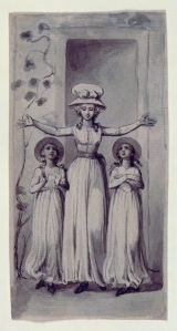 1791 Children's book illustration of a woman