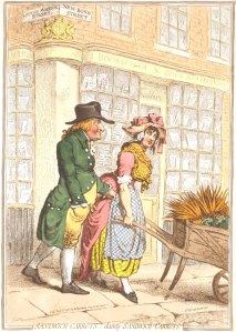 1796 Caricature of street fashion