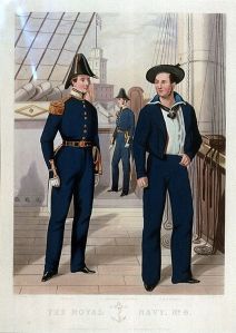 Painting of Navy uniform
