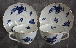 blue china teacup